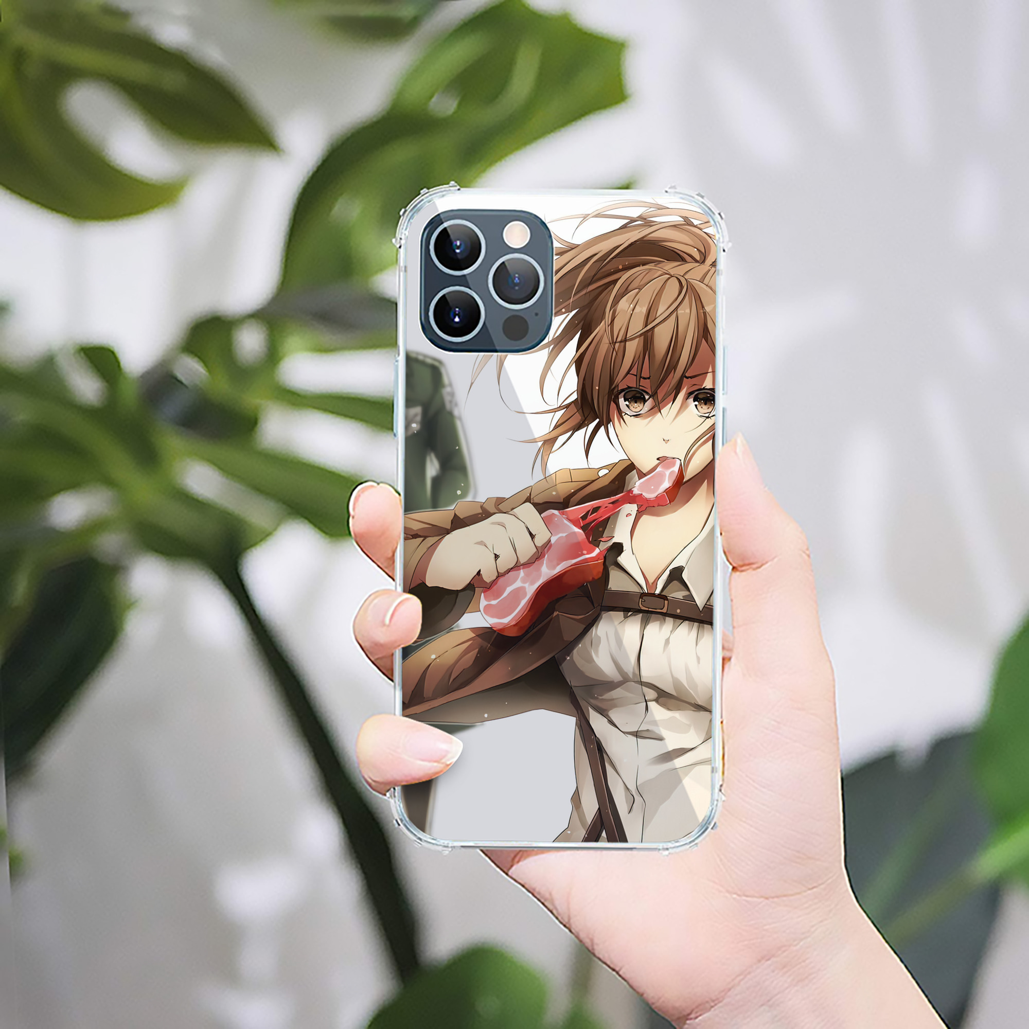 （画像用） 進撃の巨人 Attack on Titan 【iPhone 12シリーズ対応】透明スマホケース（クリアソフトケース）